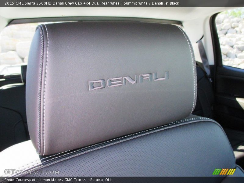 Summit White / Denali Jet Black 2015 GMC Sierra 3500HD Denali Crew Cab 4x4 Dual Rear Wheel