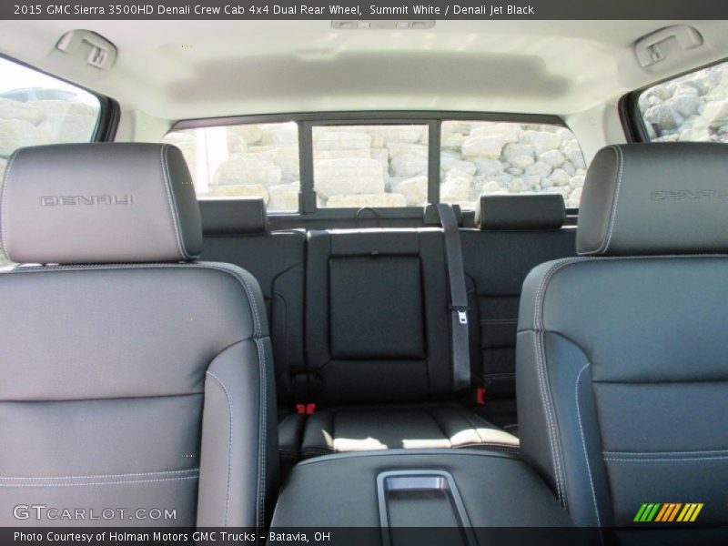 Summit White / Denali Jet Black 2015 GMC Sierra 3500HD Denali Crew Cab 4x4 Dual Rear Wheel