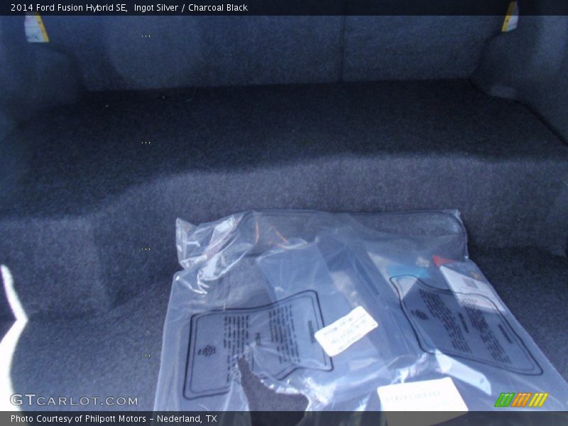 Ingot Silver / Charcoal Black 2014 Ford Fusion Hybrid SE