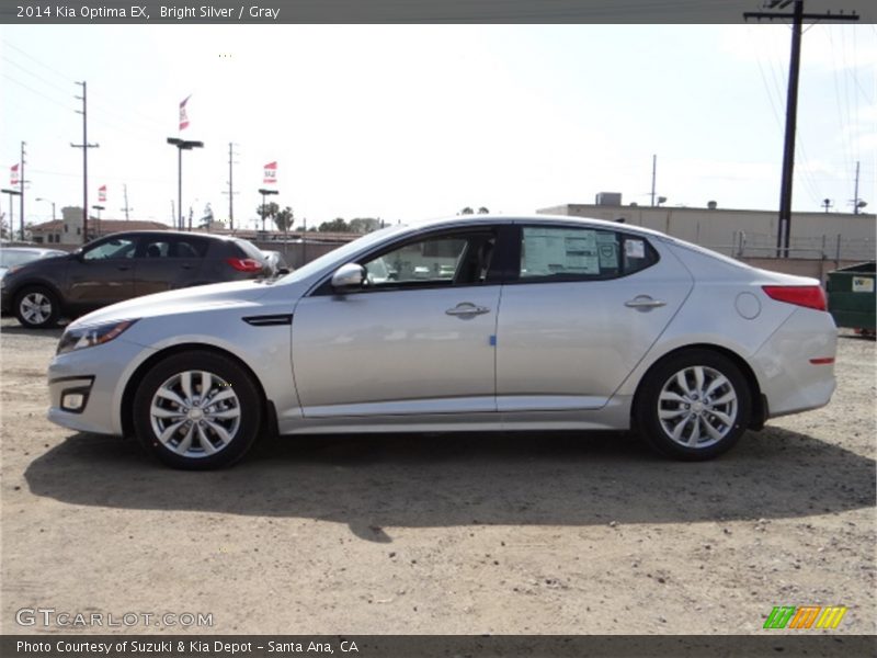 Bright Silver / Gray 2014 Kia Optima EX