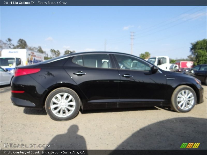 Ebony Black / Gray 2014 Kia Optima EX