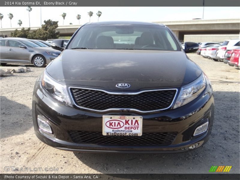 Ebony Black / Gray 2014 Kia Optima EX