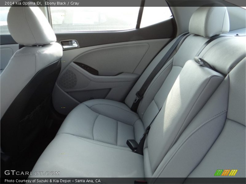 Ebony Black / Gray 2014 Kia Optima EX