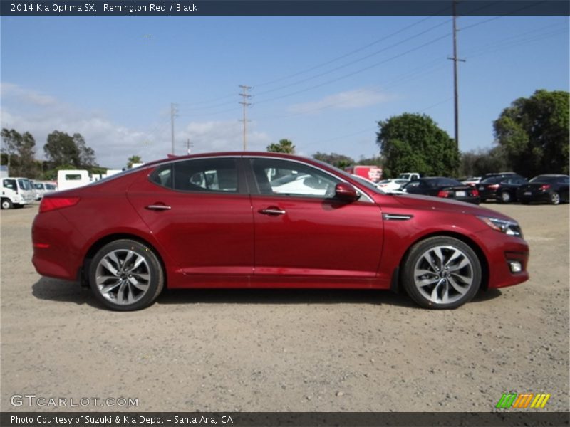 Remington Red / Black 2014 Kia Optima SX