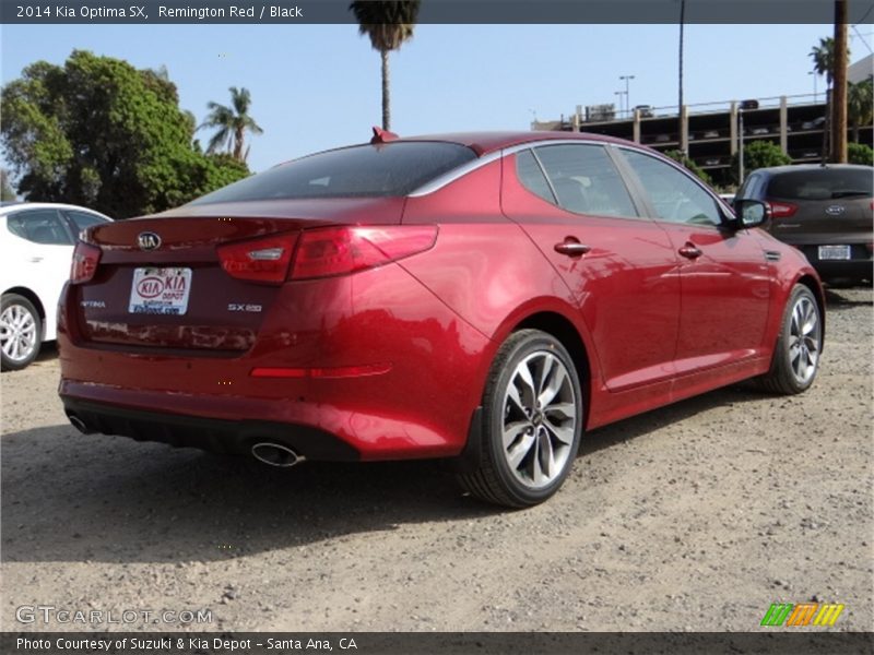 Remington Red / Black 2014 Kia Optima SX