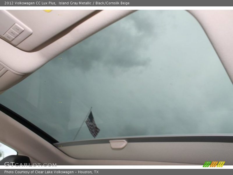 Island Gray Metallic / Black/Cornsilk Beige 2012 Volkswagen CC Lux Plus