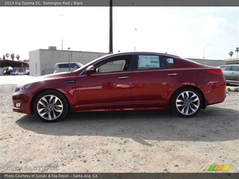 Remington Red / Black 2014 Kia Optima SX