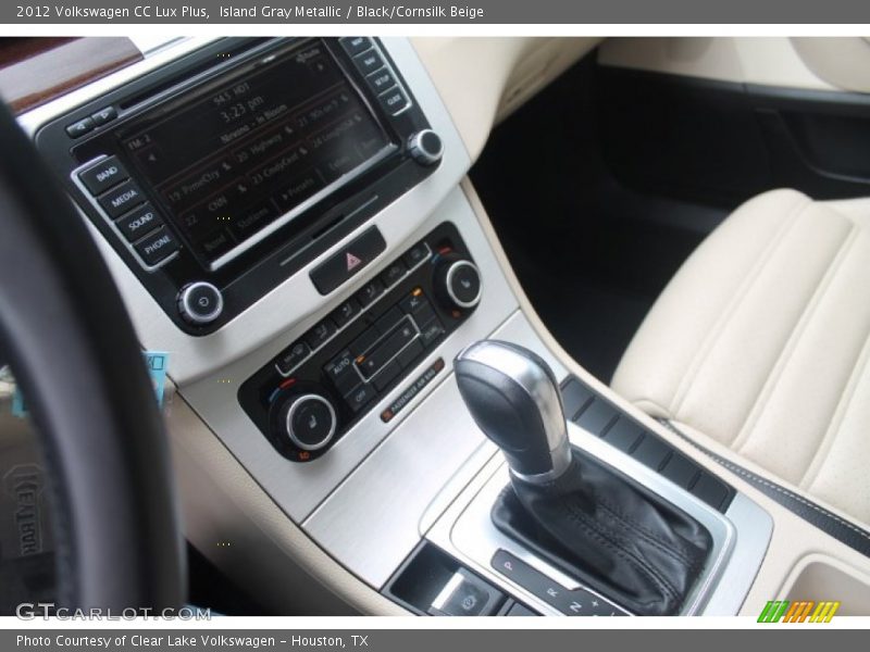 Island Gray Metallic / Black/Cornsilk Beige 2012 Volkswagen CC Lux Plus