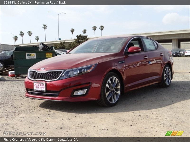 Remington Red / Black 2014 Kia Optima SX