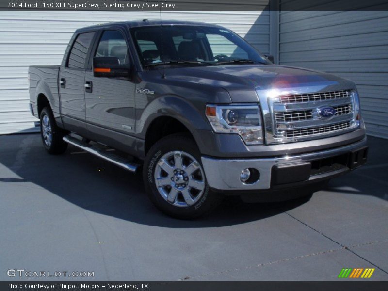 Sterling Grey / Steel Grey 2014 Ford F150 XLT SuperCrew