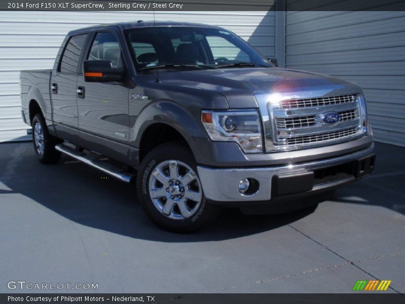Sterling Grey / Steel Grey 2014 Ford F150 XLT SuperCrew