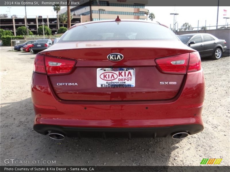 Remington Red / Black 2014 Kia Optima SX