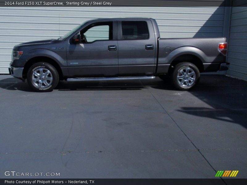 Sterling Grey / Steel Grey 2014 Ford F150 XLT SuperCrew