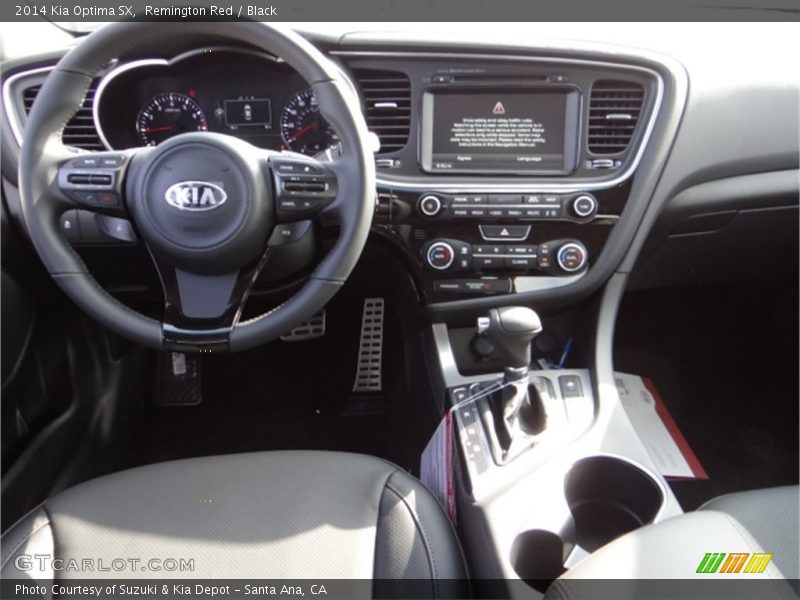 Remington Red / Black 2014 Kia Optima SX