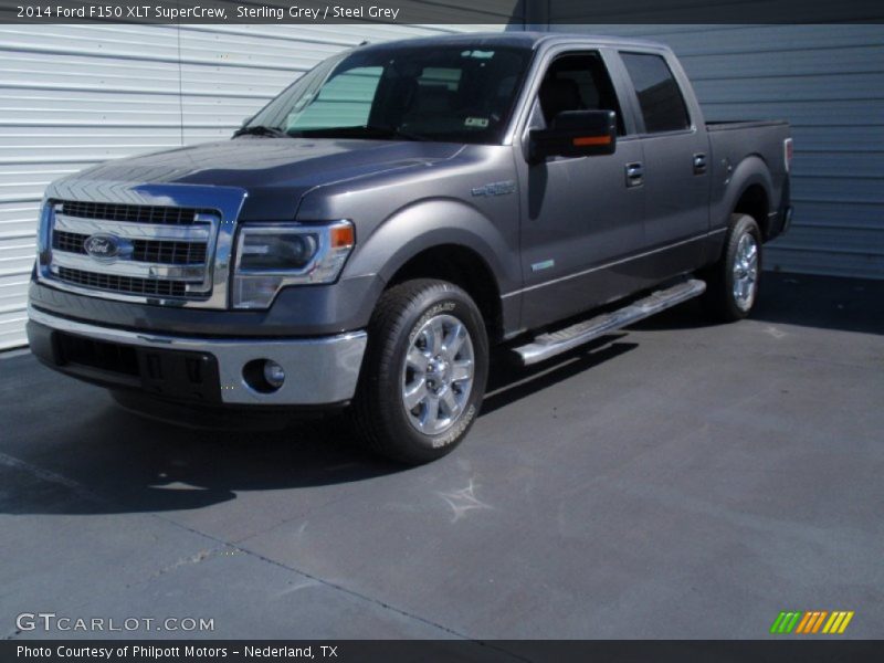 Sterling Grey / Steel Grey 2014 Ford F150 XLT SuperCrew