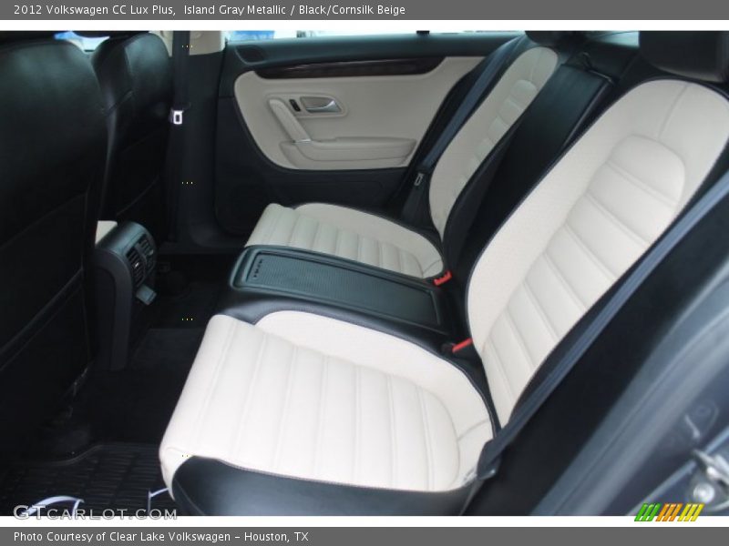 Island Gray Metallic / Black/Cornsilk Beige 2012 Volkswagen CC Lux Plus