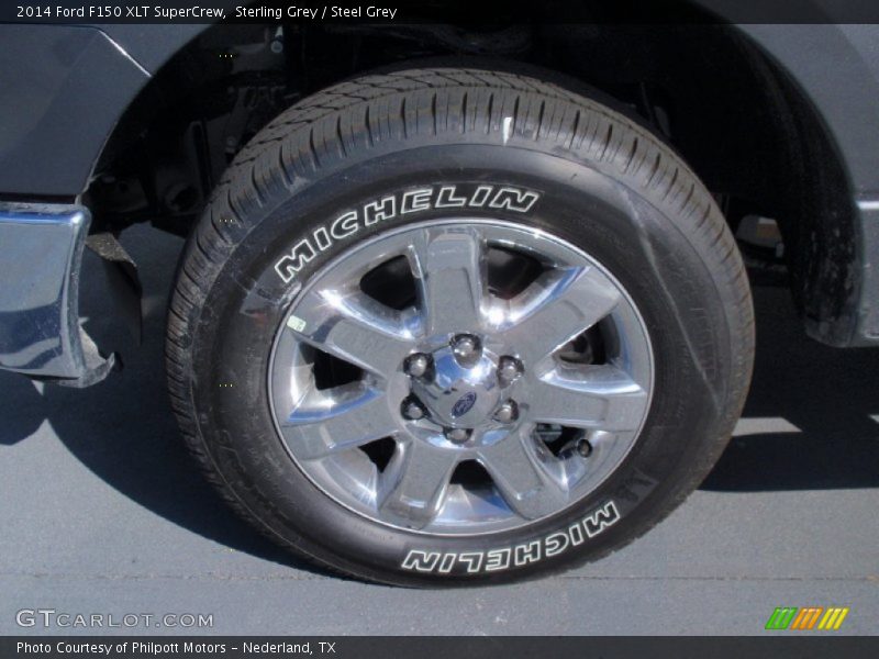 Sterling Grey / Steel Grey 2014 Ford F150 XLT SuperCrew
