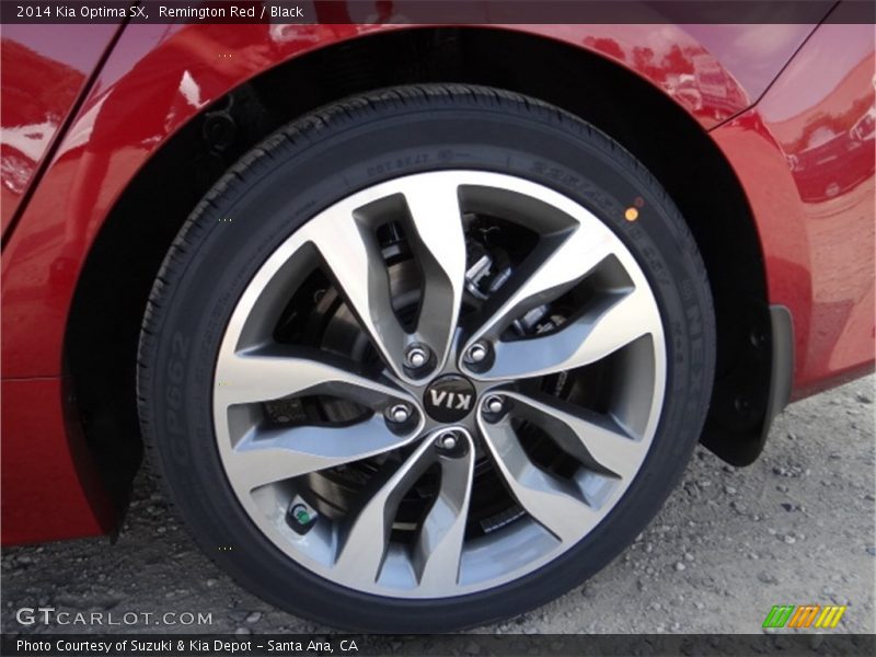 Remington Red / Black 2014 Kia Optima SX