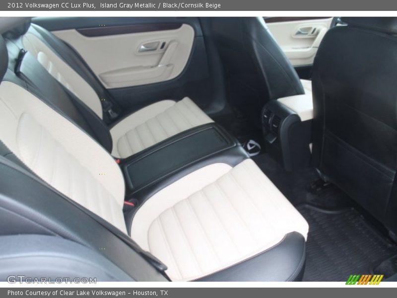 Island Gray Metallic / Black/Cornsilk Beige 2012 Volkswagen CC Lux Plus