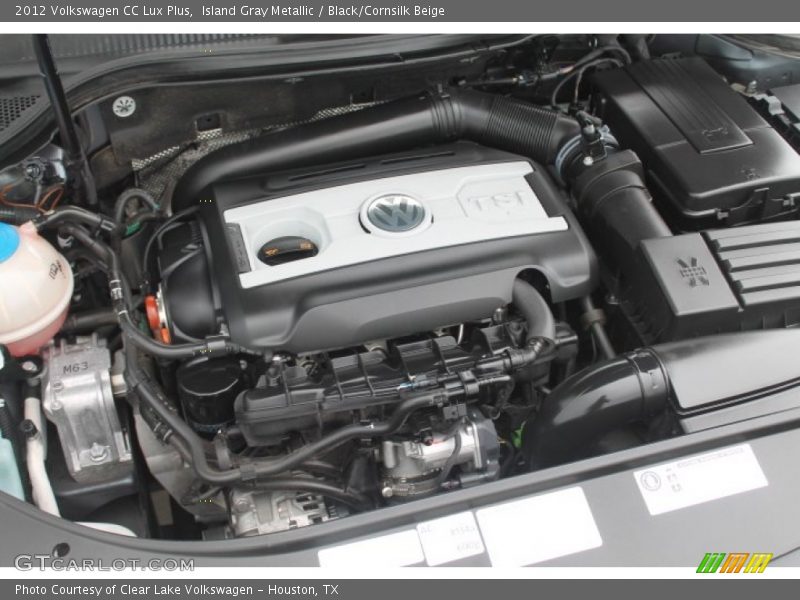 Island Gray Metallic / Black/Cornsilk Beige 2012 Volkswagen CC Lux Plus