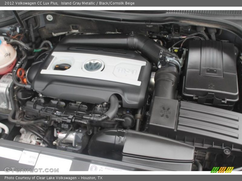 Island Gray Metallic / Black/Cornsilk Beige 2012 Volkswagen CC Lux Plus