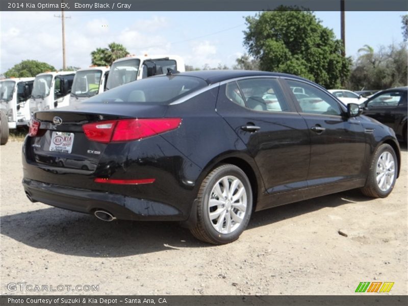 Ebony Black / Gray 2014 Kia Optima EX