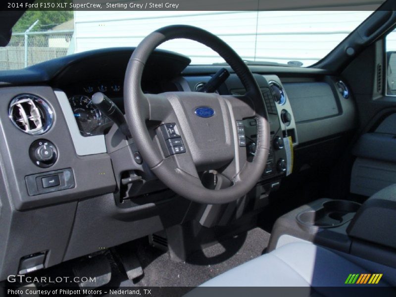 Sterling Grey / Steel Grey 2014 Ford F150 XLT SuperCrew