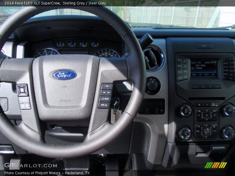 Sterling Grey / Steel Grey 2014 Ford F150 XLT SuperCrew