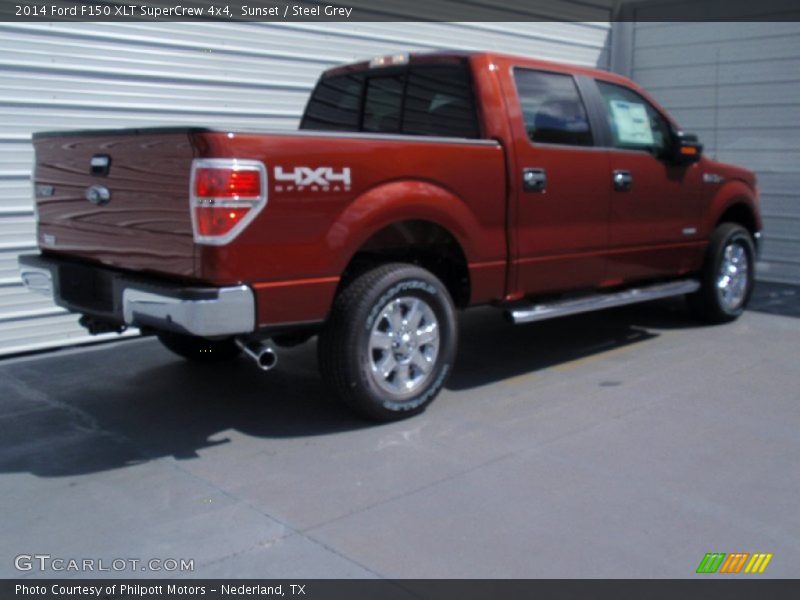 Sunset / Steel Grey 2014 Ford F150 XLT SuperCrew 4x4