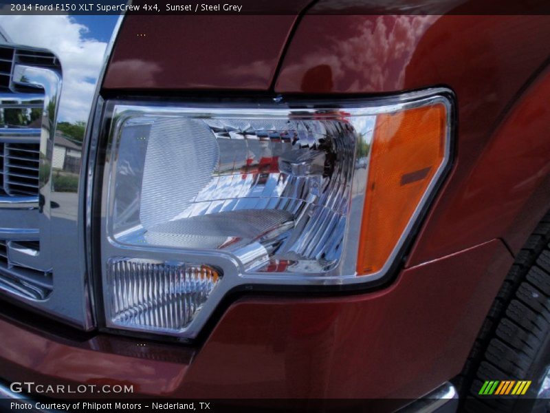 Sunset / Steel Grey 2014 Ford F150 XLT SuperCrew 4x4