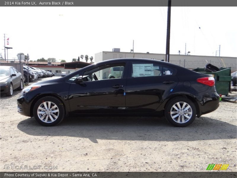 Aurora Black / Black 2014 Kia Forte LX