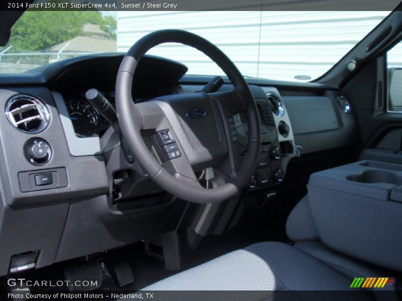 Sunset / Steel Grey 2014 Ford F150 XLT SuperCrew 4x4