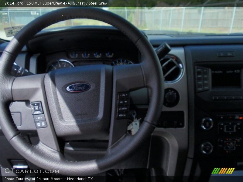 Sunset / Steel Grey 2014 Ford F150 XLT SuperCrew 4x4