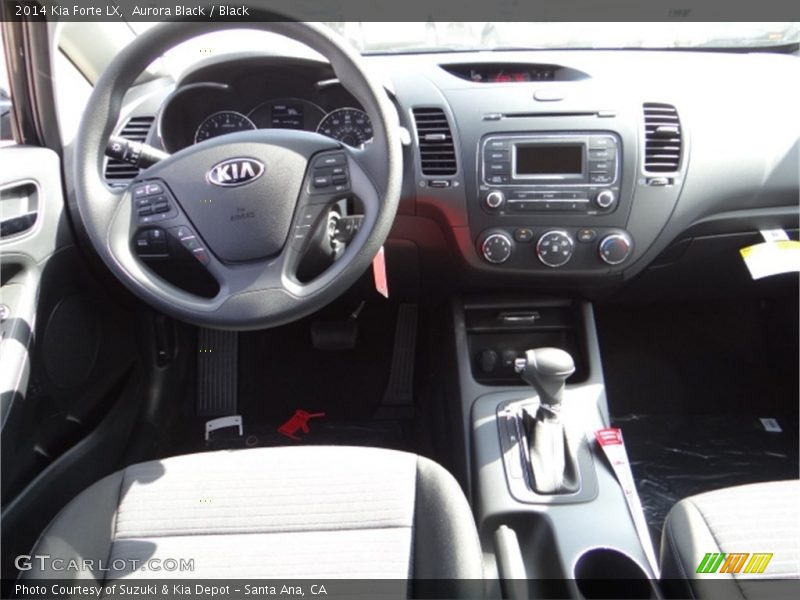 Aurora Black / Black 2014 Kia Forte LX