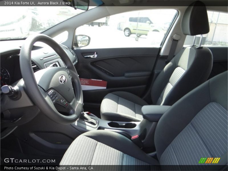Aurora Black / Black 2014 Kia Forte LX