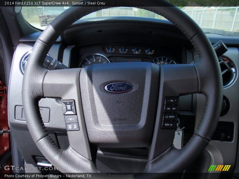 Sunset / Steel Grey 2014 Ford F150 XLT SuperCrew 4x4