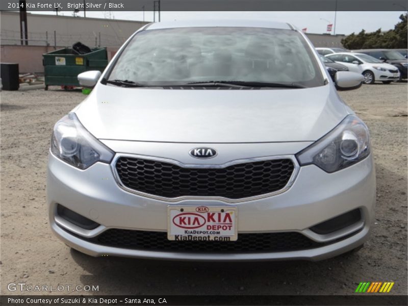 Bright Silver / Black 2014 Kia Forte LX