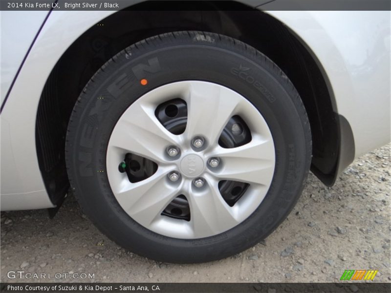 Bright Silver / Black 2014 Kia Forte LX