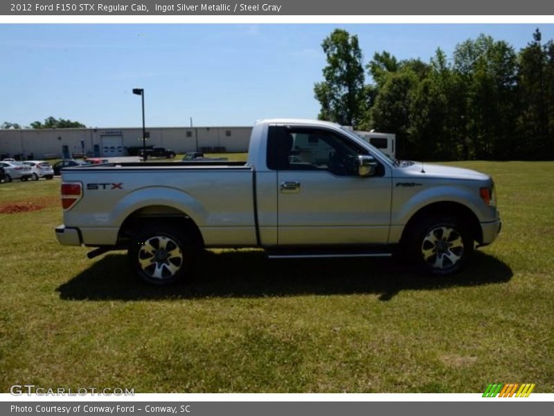 Ingot Silver Metallic / Steel Gray 2012 Ford F150 STX Regular Cab