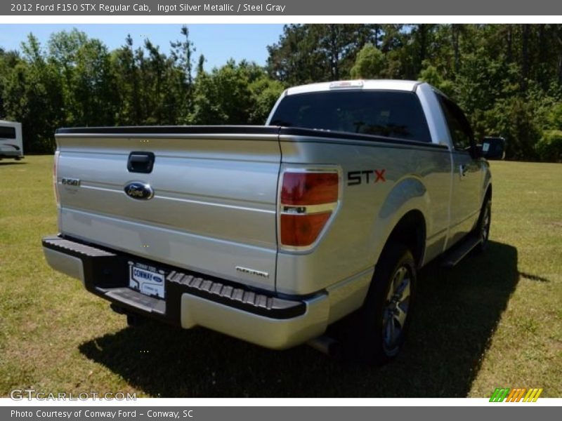 Ingot Silver Metallic / Steel Gray 2012 Ford F150 STX Regular Cab