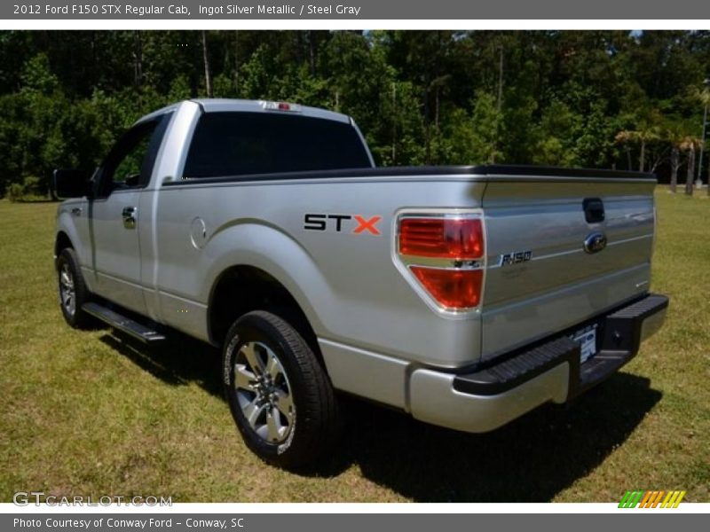 Ingot Silver Metallic / Steel Gray 2012 Ford F150 STX Regular Cab