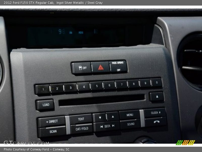 Ingot Silver Metallic / Steel Gray 2012 Ford F150 STX Regular Cab