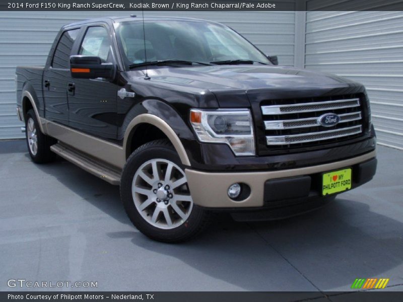 Kodiak Brown / King Ranch Chaparral/Pale Adobe 2014 Ford F150 King Ranch SuperCrew