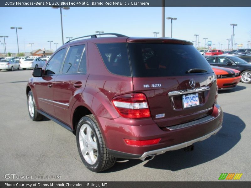 Barolo Red Metallic / Cashmere 2009 Mercedes-Benz ML 320 BlueTec 4Matic