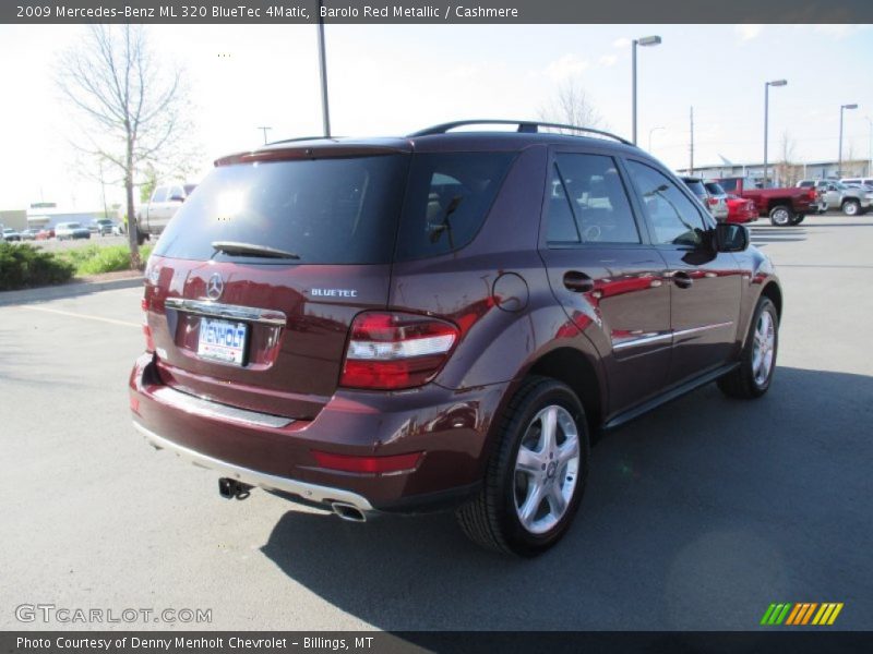 Barolo Red Metallic / Cashmere 2009 Mercedes-Benz ML 320 BlueTec 4Matic