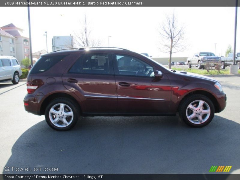 Barolo Red Metallic / Cashmere 2009 Mercedes-Benz ML 320 BlueTec 4Matic