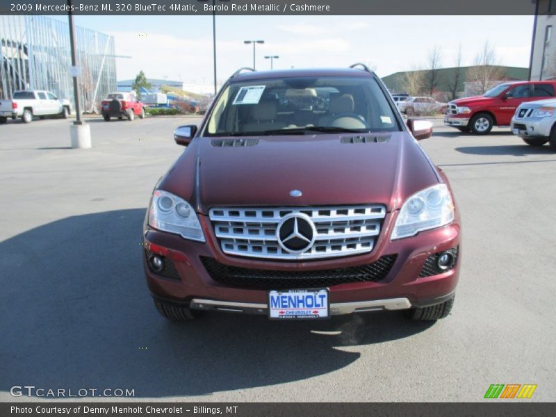Barolo Red Metallic / Cashmere 2009 Mercedes-Benz ML 320 BlueTec 4Matic