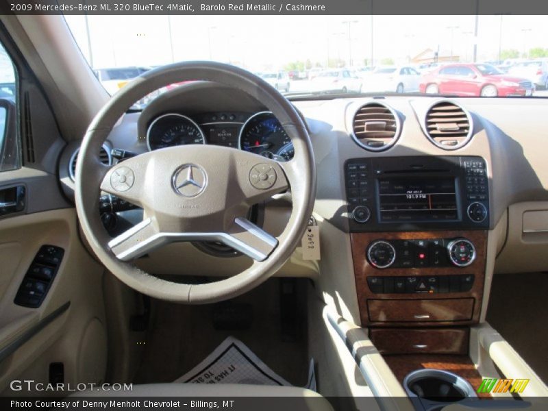 Barolo Red Metallic / Cashmere 2009 Mercedes-Benz ML 320 BlueTec 4Matic