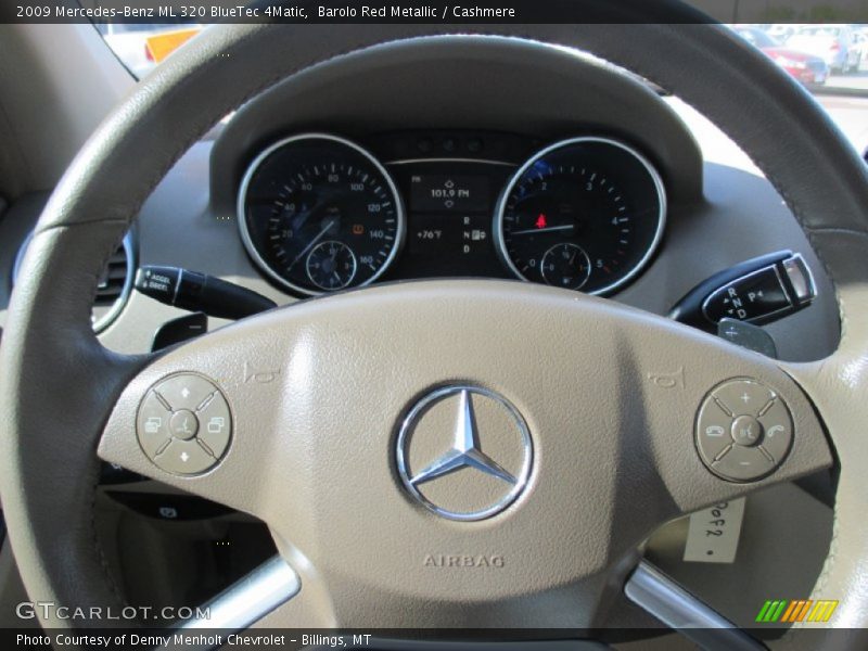 Barolo Red Metallic / Cashmere 2009 Mercedes-Benz ML 320 BlueTec 4Matic