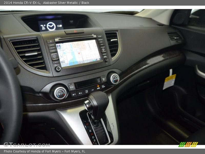 Alabaster Silver Metallic / Black 2014 Honda CR-V EX-L